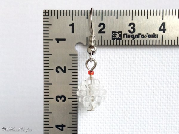 画像5: ＊ハンドメイド＊ビーズボールのクリアピアス