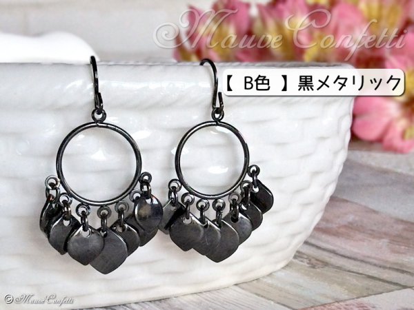 画像6: ＊ハンドメイド＊葉っぱがいっぱいシャンデリアピアス