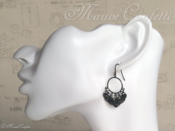 画像8: ＊ハンドメイド＊葉っぱがいっぱいシャンデリアピアス