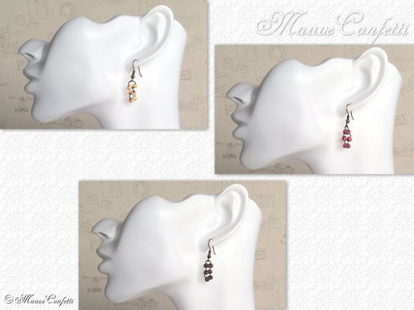 画像5: ＊ハンドメイド＊シードビーズのつぶつぶ揺れピアス