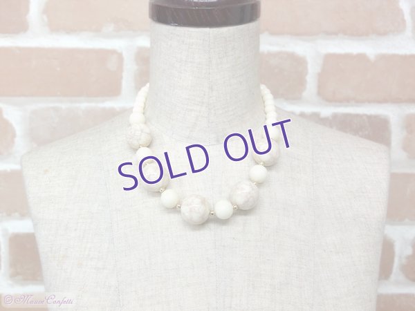 画像3:  ＊SALE＊ 【ユーズド品】マーブル模様調のネックレス