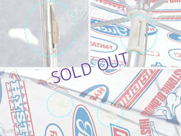 画像7: 【ユーズド品】ヒステリックグラマー ビニール傘 総柄×青＊HYSTERIC GLAMOUR