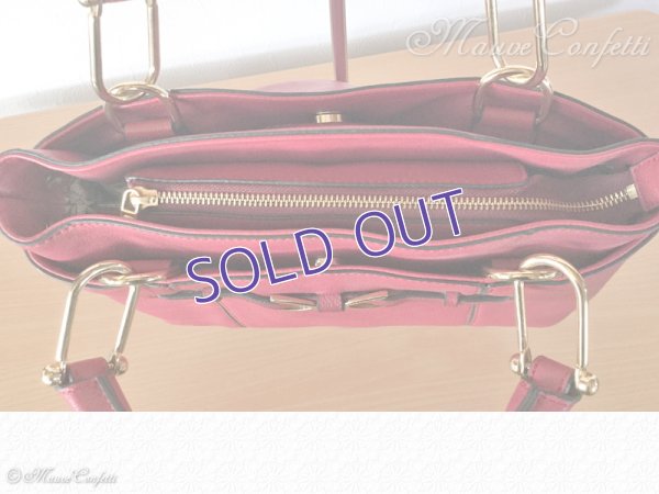 画像3:  ＊SALE＊ 【ユーズド品】レベッカ・テイラーのハンドバッグ レッド（紅色）＊REBECCA TAYLOR