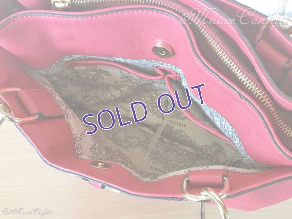 画像5:  ＊SALE＊ 【ユーズド品】レベッカ・テイラーのハンドバッグ レッド（紅色）＊REBECCA TAYLOR