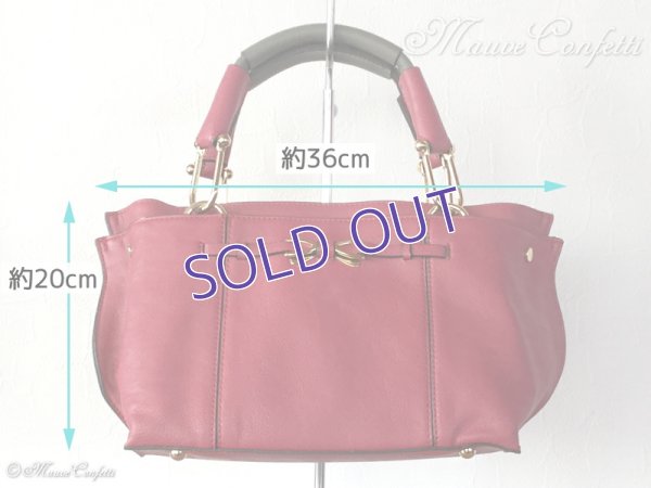 画像9:  ＊SALE＊ 【ユーズド品】レベッカ・テイラーのハンドバッグ レッド（紅色）＊REBECCA TAYLOR