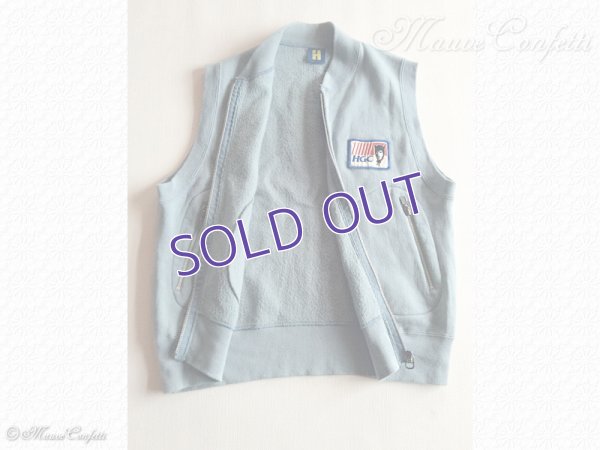 画像3:  ＊SALE＊ 【古着】ヒステリックグラマーのジップアップベスト 青系＊HYSTERIC GLAMOUR