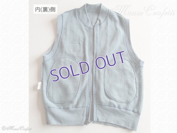 画像4:  ＊SALE＊ 【古着】ヒステリックグラマーのジップアップベスト 青系＊HYSTERIC GLAMOUR