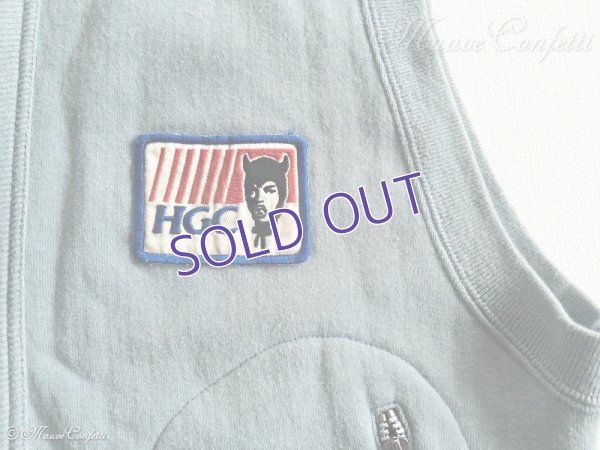 画像6:  ＊SALE＊ 【古着】ヒステリックグラマーのジップアップベスト 青系＊HYSTERIC GLAMOUR