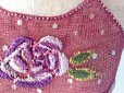 画像5:  ＊SALE＊ 【古着】オゾンコミュニティの刺繍モチーフホルターネックキャミ ピンク＊OZONE COMMUNITY