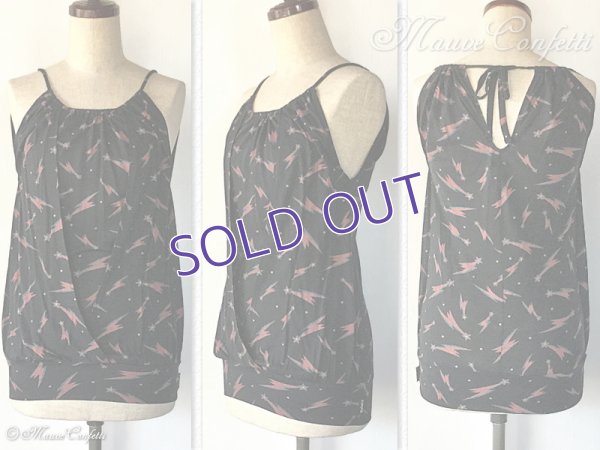 画像4: 【古着】ヒステリックスのシューティングスター柄トップス ブラック＊HYSTERICS