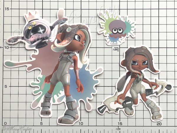 画像13: 【ユーズド品】スプラトゥーン3 グランドフェスティバル リストバンド＋ステッカーセット＊マイニンテンドーストア限定