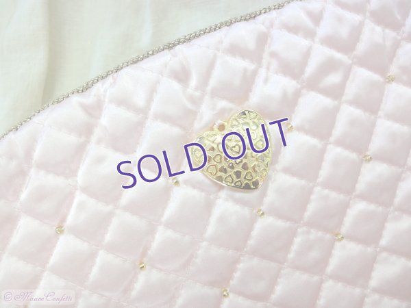 画像6: 【ユーズド品】桜色のアクセサリー・ポーチ（大）