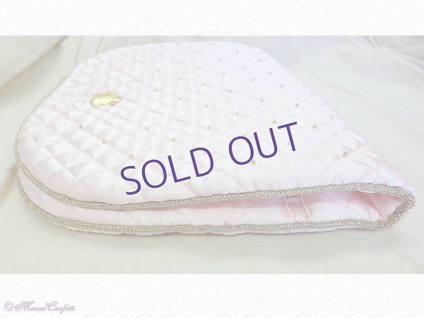 画像7: 【ユーズド品】桜色のアクセサリー・ポーチ（大）