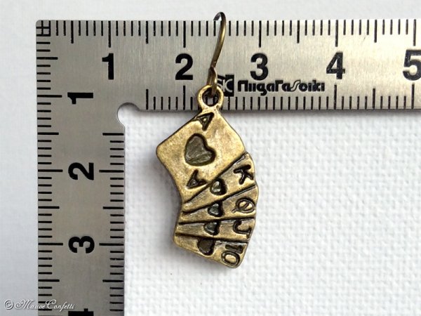 画像5: *ハンドメイド*トランプのチャームピアス (5)