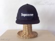 画像1: 【ユーズド品】Supreme×NEW ERAキャップ 「D.G.A.F Box Logo New Era」 ネイビー＊Supreme (1)